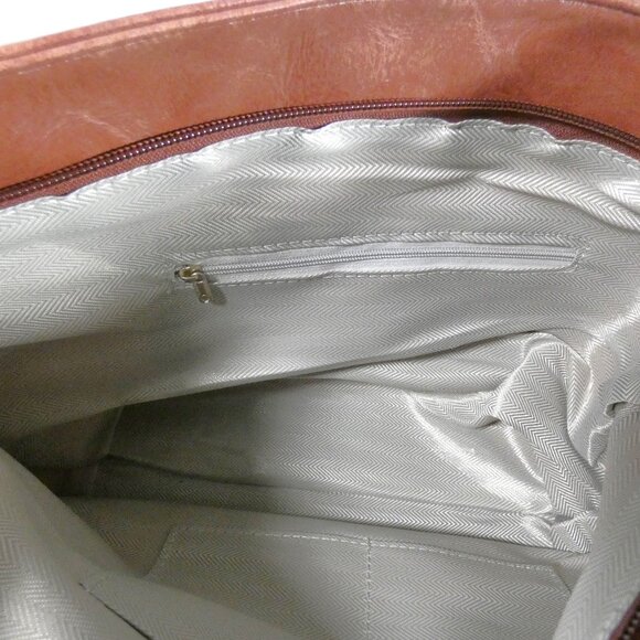 New PU Rust Bucket Bag Pocketbook with Interchangable Straps-Peacock & Sunflower - Picture 9 of 11